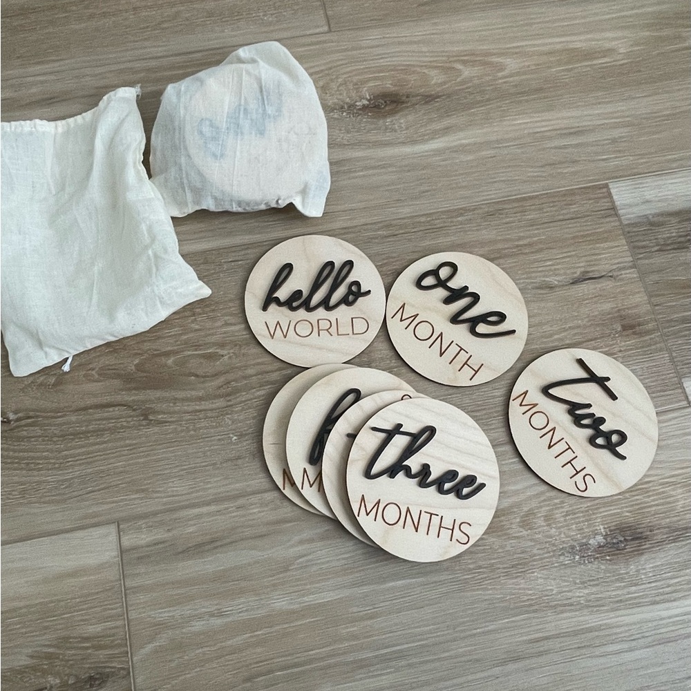 Wooden Milestone Signs